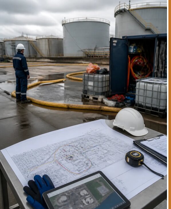 Разработка плана ликвидации разливов нефти в Ревде